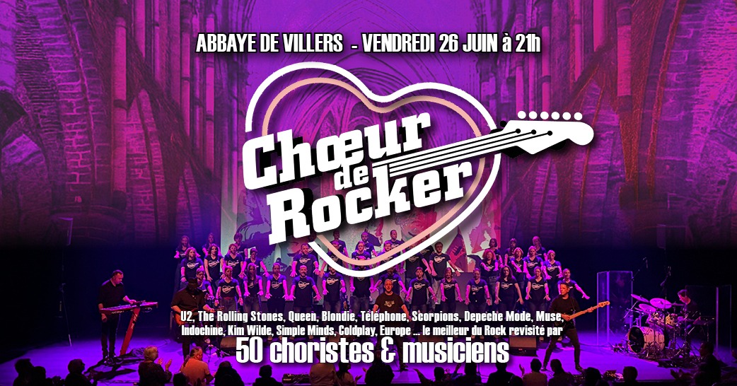 Chœur de Rocker à l&rsquo;Abbaye de Villers